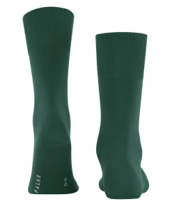 FALKE ClimaWool herensokken, groen (hunter green)