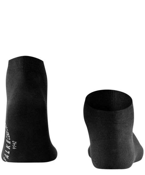 FALKE Cool 24/7 heren enkelsokken, zwart (black)