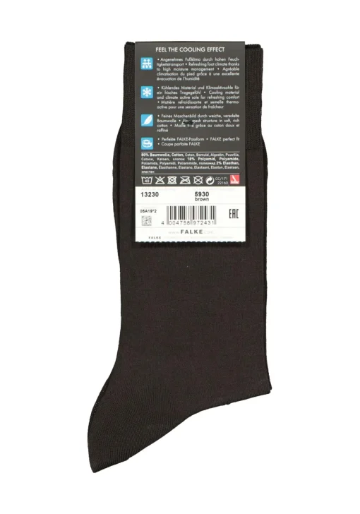 FALKE Cool 24/7 herensokken, donker bruin (brown)