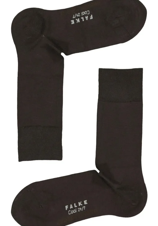 FALKE Cool 24/7 herensokken, donker bruin (brown)