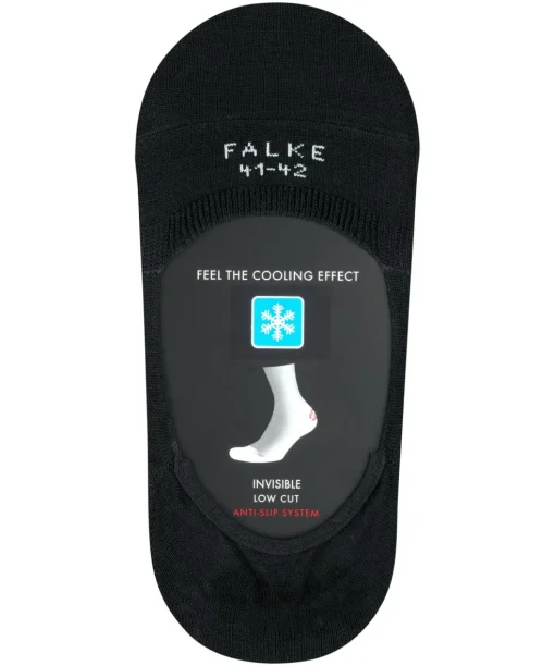 FALKE Cool 24/7 invisible herensokken, zwart (black)