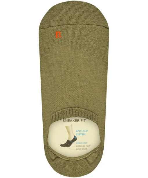FALKE Cool Kick dames kousenvoetjes, olijfgroen (olive)
