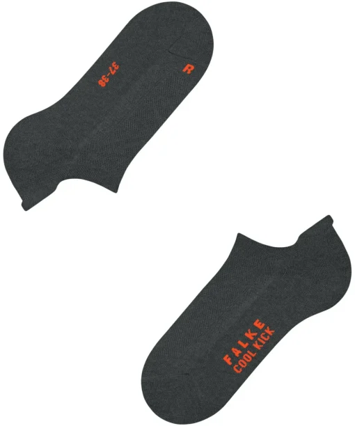 FALKE Cool Kick dames sneakersokken, donkergrijs (dark grey)