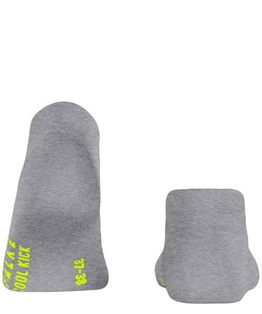 FALKE Cool Kick dames sneakersokken, grijs (light grey melangeange)