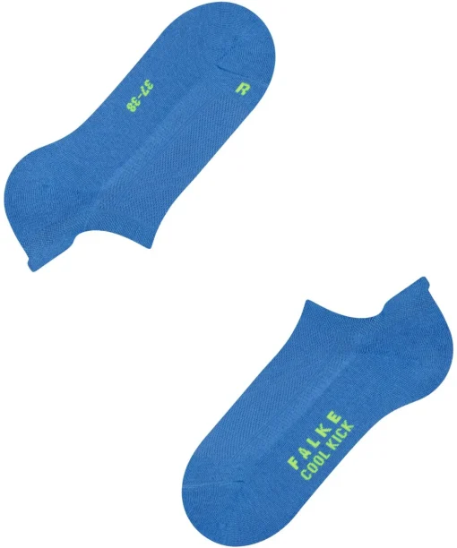FALKE Cool Kick dames sneakersokken, blauw (og ribbon blue)