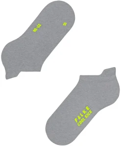 FALKE Cool Kick dames sneakersokken, grijs (light grey melangeange)