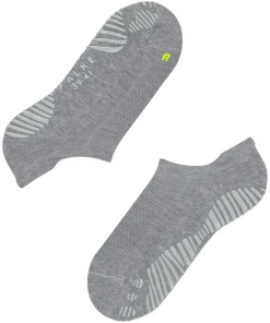 FALKE Cool Kick unisex enkelsokken, grijs (light grey mel.)