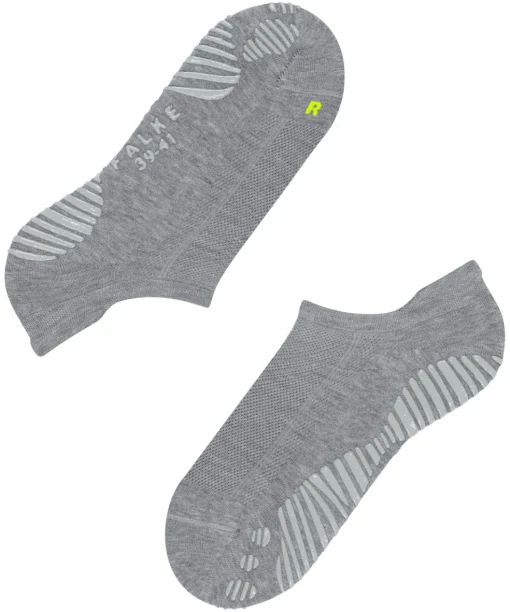 FALKE Cool Kick unisex enkelsokken, grijs (light grey mel.)