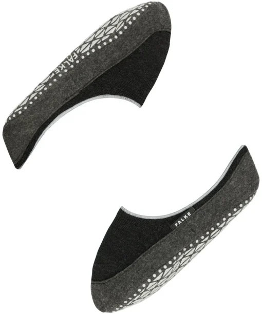 FALKE Cosyshoe huissokken (laag model), zwart (black)