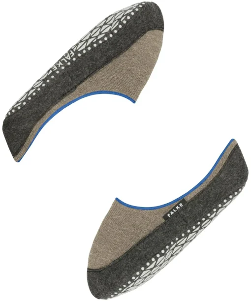 FALKE Cosyshoe huissokken (laag model), bruin (oak mel.)