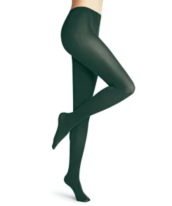 FALKE Cotton Touch dames panty, pine grove