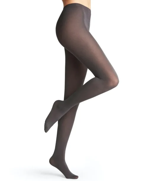 FALKE Cotton Touch dames panty, anthramix