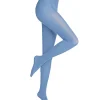FALKE Cotton Touch dames panty, arcticblue