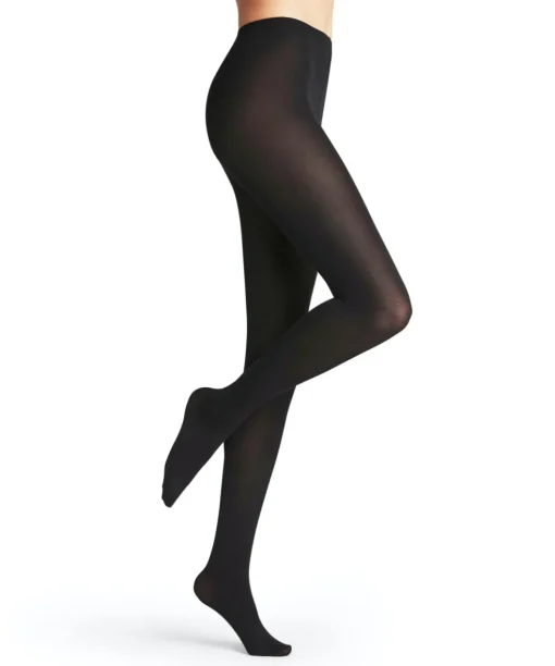 FALKE Cotton Touch dames panty, black