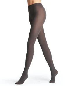 FALKE Cotton Touch dames panty, anthramix