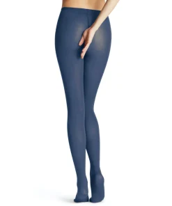 FALKE Cotton Touch dames panty, lapisblue