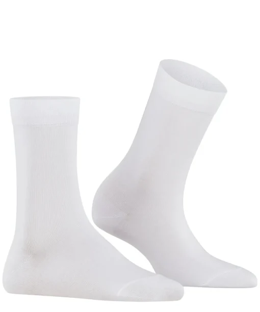 FALKE Cotton Touch damessokken, wit (white)
