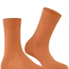 FALKE Cotton Touch damessokken, oranje (tandoori)