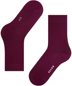 FALKE Cotton Touch damessokken, donkerrood (barolo)