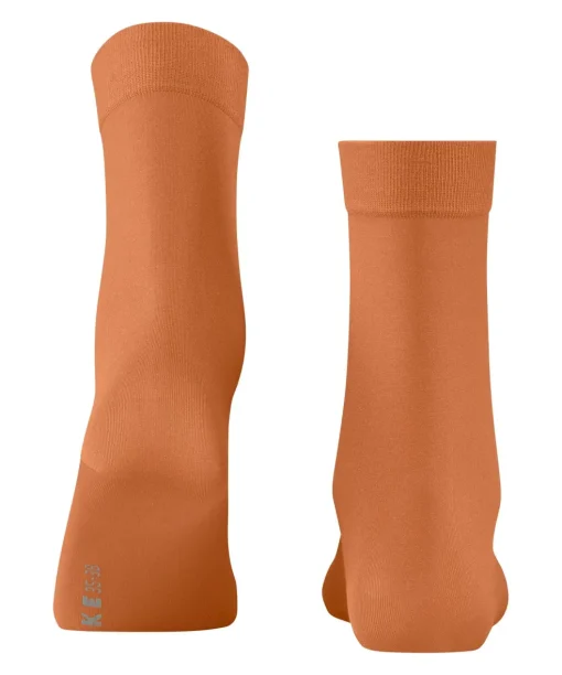 FALKE Cotton Touch damessokken, oranje (tandoori)