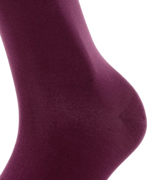 FALKE Cotton Touch damessokken, donkerrood (barolo)