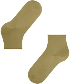 FALKE Cotton Touch damessokken, olijfgroen (olive)