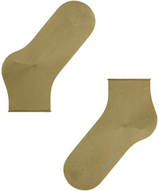 FALKE Cotton Touch damessokken, olijfgroen (olive)