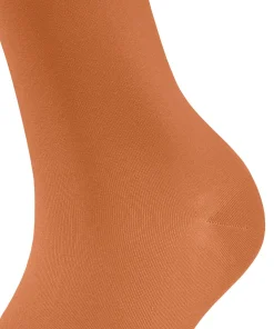 FALKE Cotton Touch damessokken, oranje (tandoori)