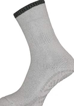 FALKE Cuddle Pads dames huissokken, dik, zilvergrijs (silver)