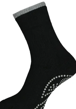 FALKE Cuddle Pads dames huissokken, dik, zwart (black)