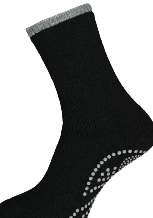 FALKE Cuddle Pads dames huissokken, dik, zwart (black)