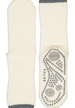 FALKE Cuddle Pads dames huissokken, dik, ecru (off-white)