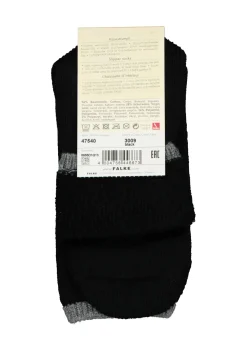 FALKE Cuddle Pads dames huissokken, dik, zwart (black)