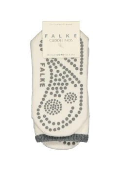 FALKE Cuddle Pads dames huissokken, dik, ecru (off-white)