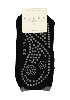 FALKE Cuddle Pads dames huissokken, dik, zwart (black)