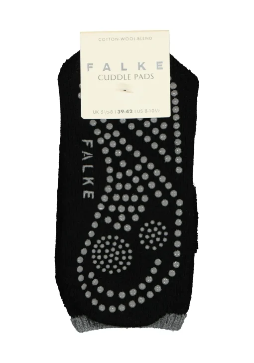 FALKE Cuddle Pads dames huissokken, dik, zwart (black)
