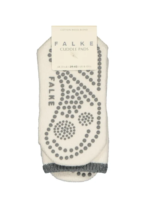 FALKE Cuddle Pads dames huissokken, dik, ecru (off-white)