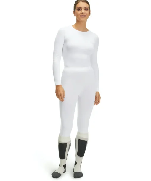 FALKE dames 3/4 tights Warm, thermobroek, wit (white)