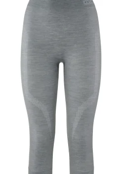 FALKE dames 3/4 tights Wool-Tech, thermobroek, grijs (grey-heather)