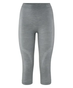 FALKE dames 3/4 tights Wool-Tech, thermobroek, grijs (grey-heather)