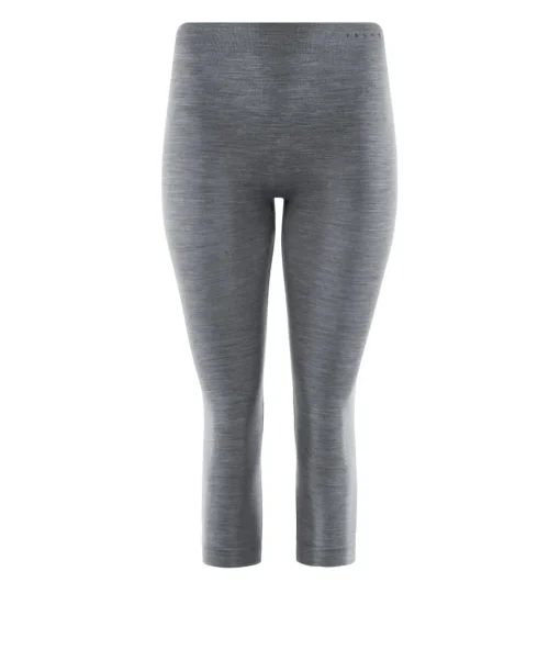 FALKE dames 3/4 tights Wool-Tech Light, thermobroek, grijs (grey-heather)