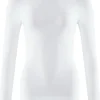 FALKE dames lange mouw shirt Maximum Warm, thermoshirt, wit (white)