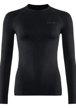 FALKE dames lange mouw shirt Maximum Warm, thermoshirt, zwart (black)