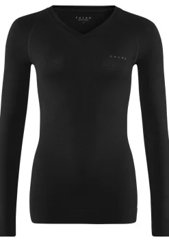 FALKE dames lange mouw shirt Wool-Tech Light, thermoshirt, zwart (black)