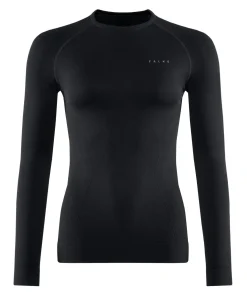 FALKE dames lange mouw shirt Maximum Warm, thermoshirt, zwart (black)