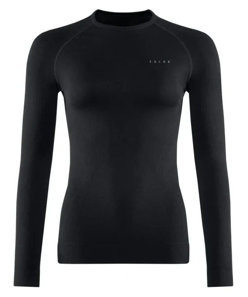 FALKE dames lange mouw shirt Maximum Warm, thermoshirt, zwart (black)