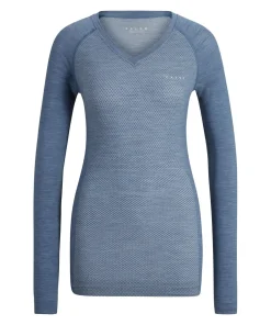 FALKE dames lange mouw shirt Wool-Tech Light, thermoshirt, blauw (capitain)