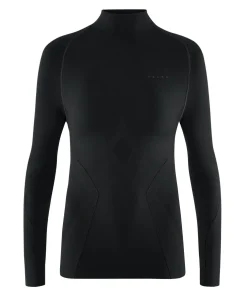FALKE dames lange mouw shirt Maximum Warm, thermoshirt, zwart (black)
