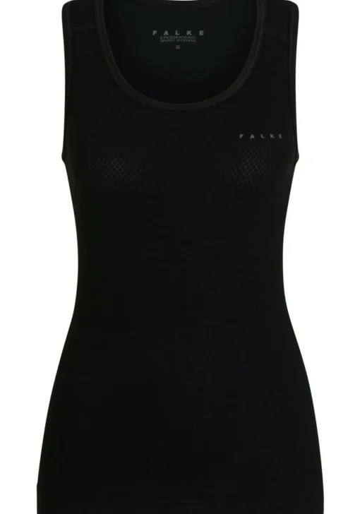 FALKE dames tanktop Wool-Tech Light, thermoshirt, zwart (black)