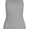 FALKE dames tanktop Wool-Tech Light, thermoshirt, grijs (grey-heather)